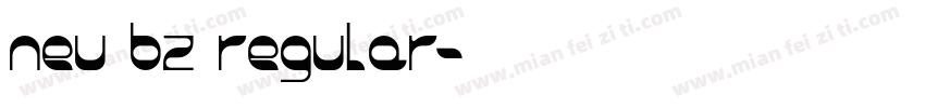 neu bz regular字体转换
